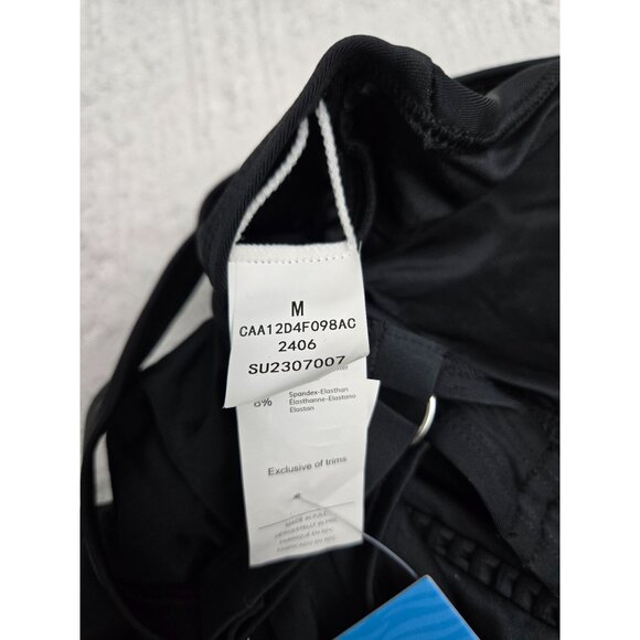 Womens Black Cupshe Swimsuit Tankini Top With Plunge Neck & Adjustable Straps Si - Picture 4 of 6